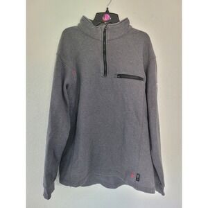 Ariat FR Mens Gray Quarter Zip Flame Resistant Pullover CAT‎ 2 Size Medium #5
